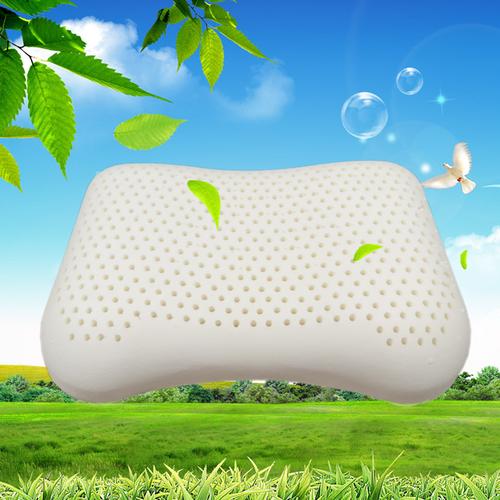 泰国爆款天然乳胶枕枕芯颈椎枕护颈枕成人美容保健枕乳胶枕 枕头